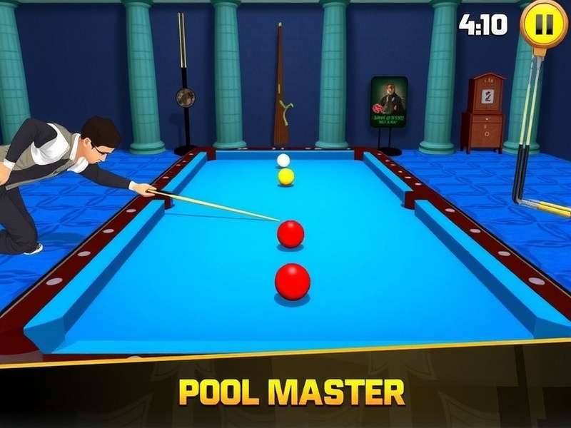 Realistic physics and Indian pool variants 3D Pool Master India gameplay screenshot